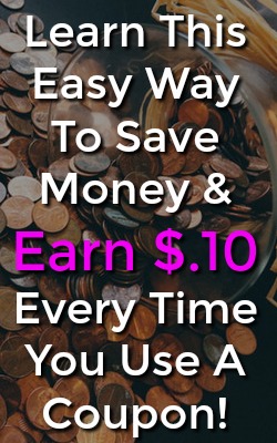 Learn How You Can Save Money With Coupons and Actually Earn $.10 For Every Coupon that you use with this awesome site!