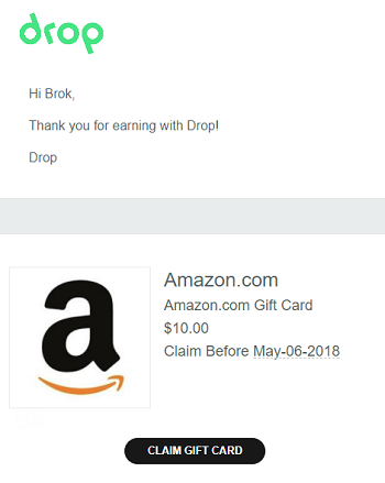 drop payment proof