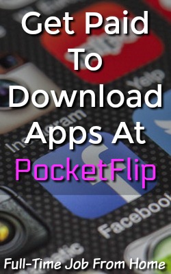 Did you know you could earn extra cash downloading apps? With the Pocket Flip App You Can!
