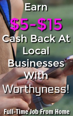 Did you know you could be earning cash back at local businesses that the other apps won't pay you for? With Worhtyness you'll earn up to $15 cash back per purchase at local stores near you!