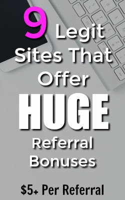 One of the easiest ways to earn money online is by referring your friends to sites you use. Make sure you're using sites that pay the most. Here're 9 legitimate extra income sites that pay the most for referrals!