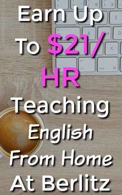 Learn How You Can Work From Home Tutoring English and Other Languages and Earn Up To $21 An Hour at Berlitz!