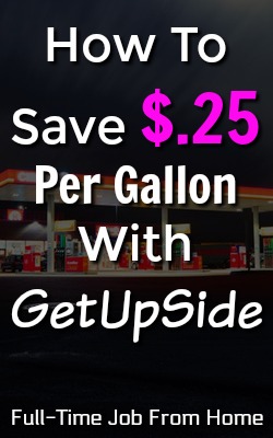 Did you know you could be saving up to $.25 per gallon everytime you fill up your car with gas? Learn how when you join the GetUpside App!