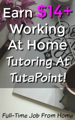 Learn How You Can Work At Home Tutoring In Your Spare Time and Make $14 or More an Hour With TutaPoint!