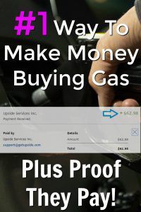 Did you know you could get paid cashback when you buy gas? GetUpSide pays up to $.25 a gallon! I'll even show you proof they pay!