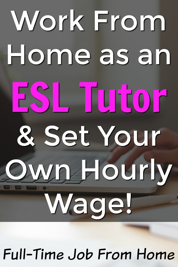 Learn how you can work from home on your own schedule tutoring english and set your own hourly rate!