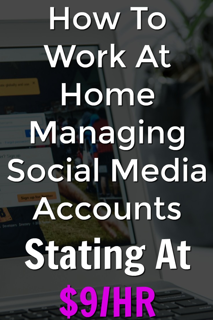 Did you know you could work at home managing companies social media accounts? Learn How To Get Started Now!