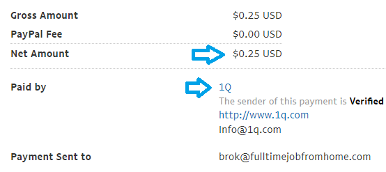 1q payment proof