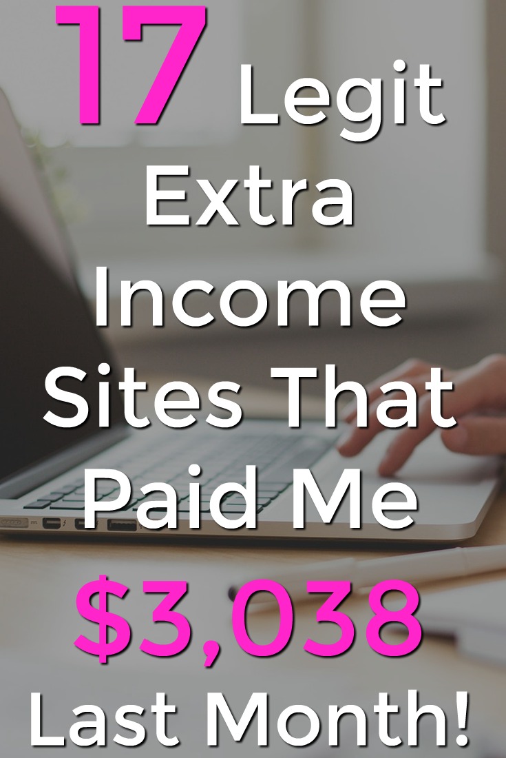 In February I earned over $3,000 online using extra income sites. See these 17 legitimate sites and see how you can make money online too!