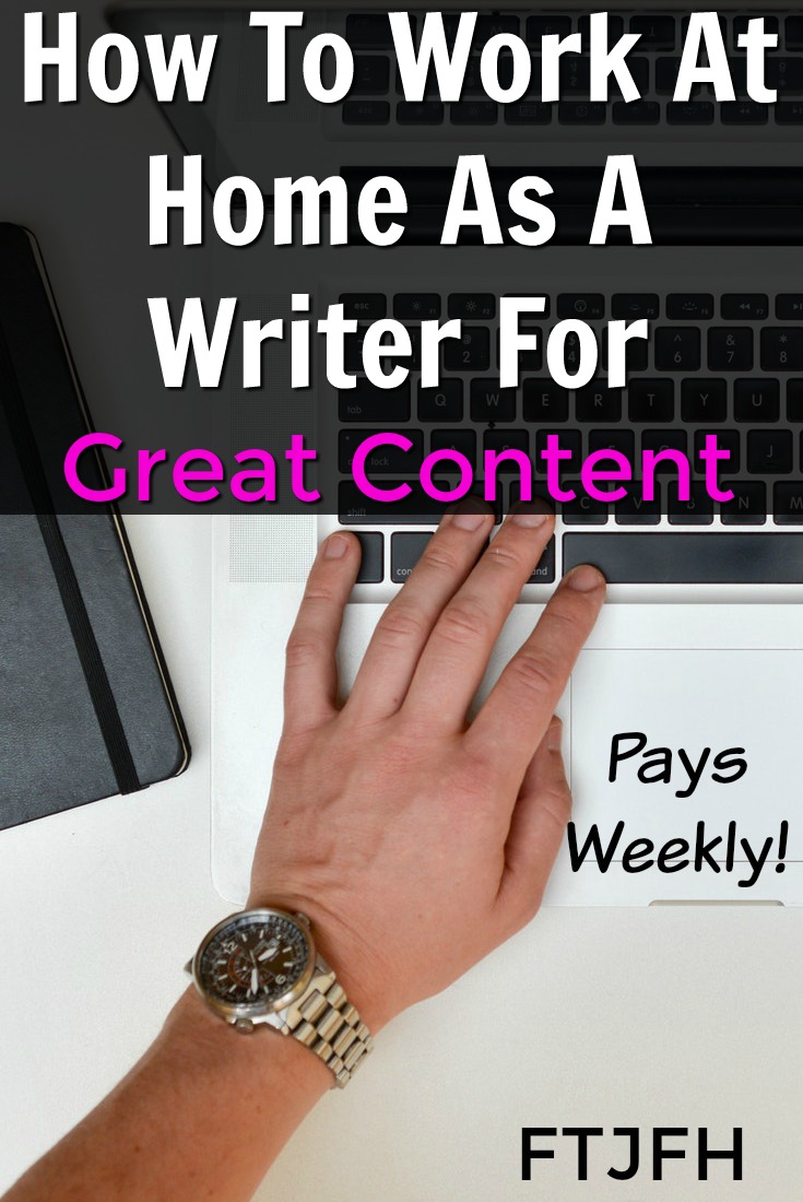 Learn How You Can Work From Home As A Freelance Writer and Get Paid Weekly when you work at Great Content!