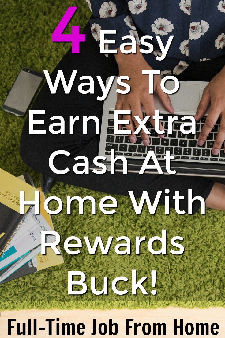 Are you looking to make extra cash at home? Check out these 4 easy ways to earn extra cash at a new rewards site called Rewards Buck!