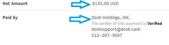 dosh app june payment proof
