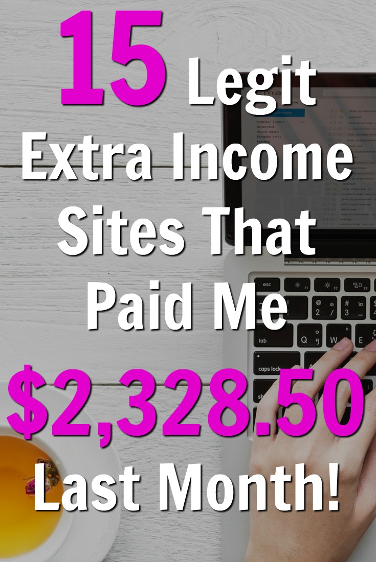 In March I Made Over $2,000 using extra income sites. See Exactly Where My Income Came From And Proof That I Was Paid!