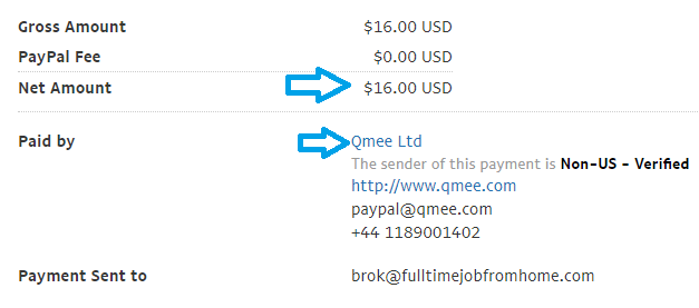 qmee may payment proof