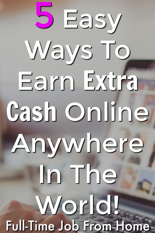 Are You Looking To Make Money Online? Let Me Show You 5 Easy Ways You Can Make Extra Cash Online Anywhere In The World!