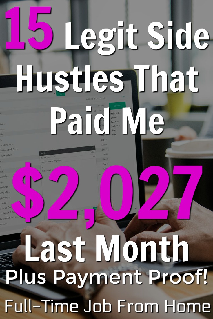Are you looking to make an extra income online? Make sure to check out these 15 Extra Income Sites That Paid Me Over $2,000 Last Month! I'll even show you payment proof!