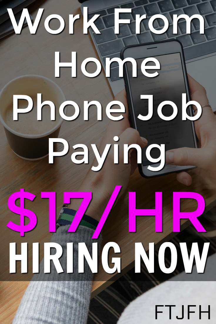 If you're looking for a work from home phone job Convergys is hiring across the US and paying up to $17/HR!