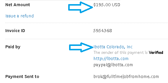 ibotta pay paypal payment