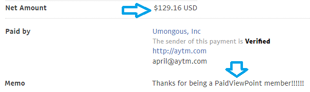 paidviewpoint.com payment proof