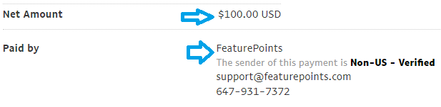 featurepoints payment proof