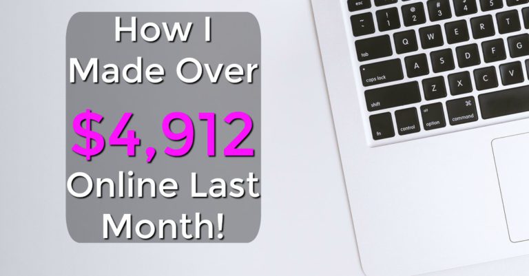 If you're looking to make money online or work from home, check out how I made over $4,912 online last month and how you can get started too for free!