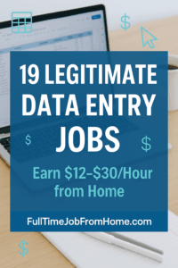 19 Legitimate Remote Data Entry Jobs Hiring Now