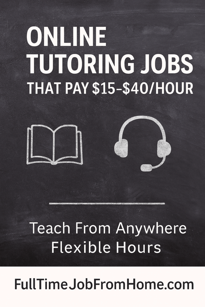 Legitimate Work From Home Jobs - Full Time Job From Home