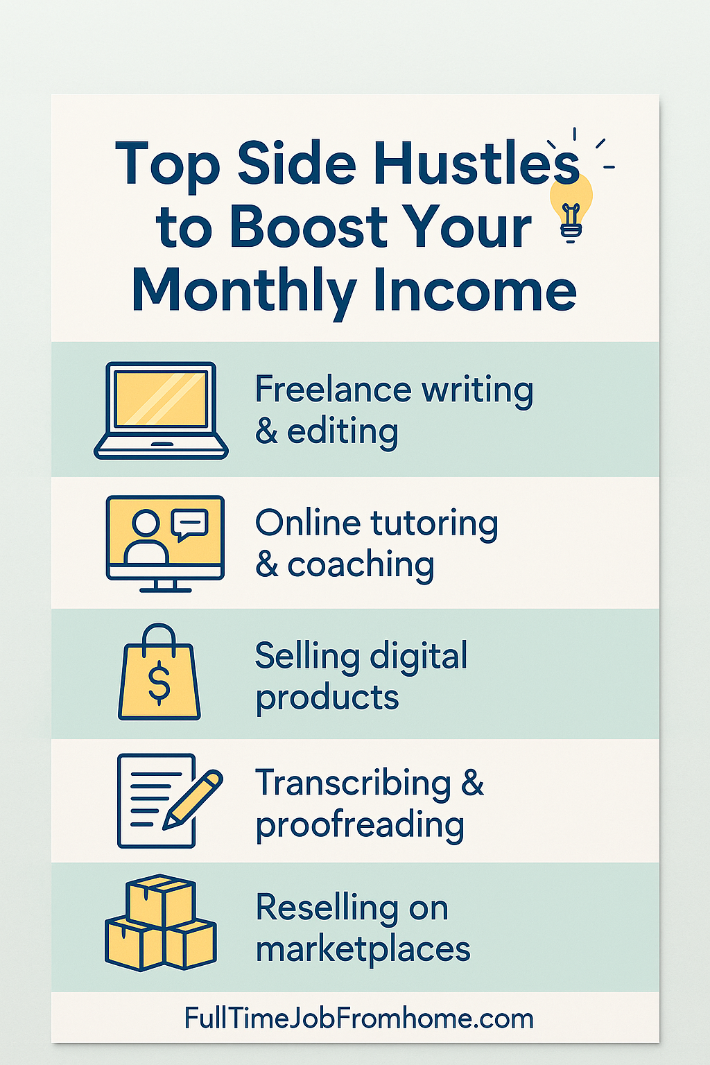 If you could use some extra money check out these top side hustles for an extra income! 