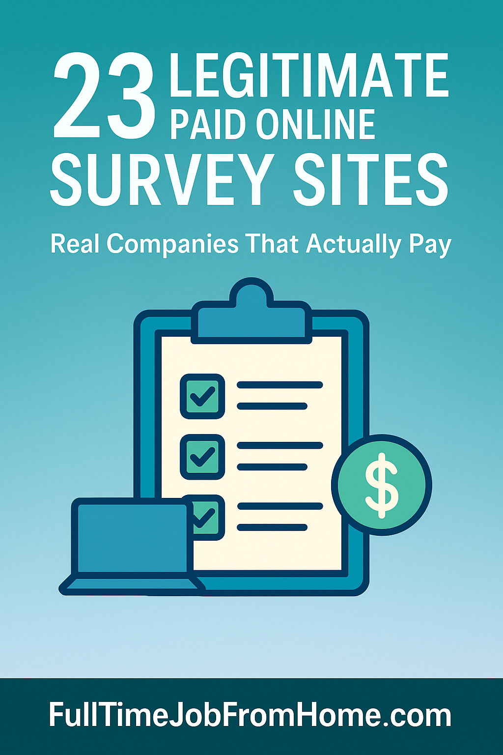 23 Legitimate Paid Online Survey Sites that really pay