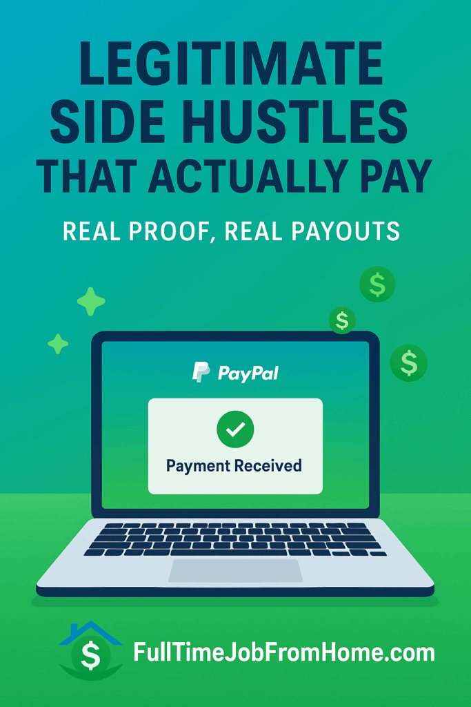 Legitimate Side Hustles that Pay me