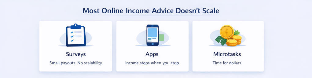 Most Online Income Advice Doesn't Scale 